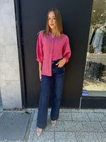 Load image into Gallery viewer, INDYA LINEN SHIRT MAGENTA
