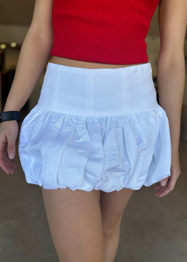 BLANC BUBBLE SKIRT IVORY