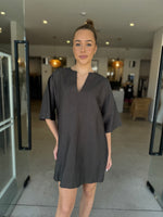 Load image into Gallery viewer, SUMMER TUNIC - CHARCOAL
