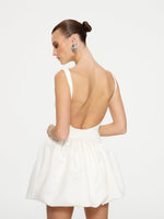 Load image into Gallery viewer, KEKE MINI DRESS IVORY
