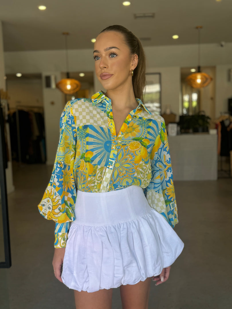 FLEETWOOD BLOUSE LEMON