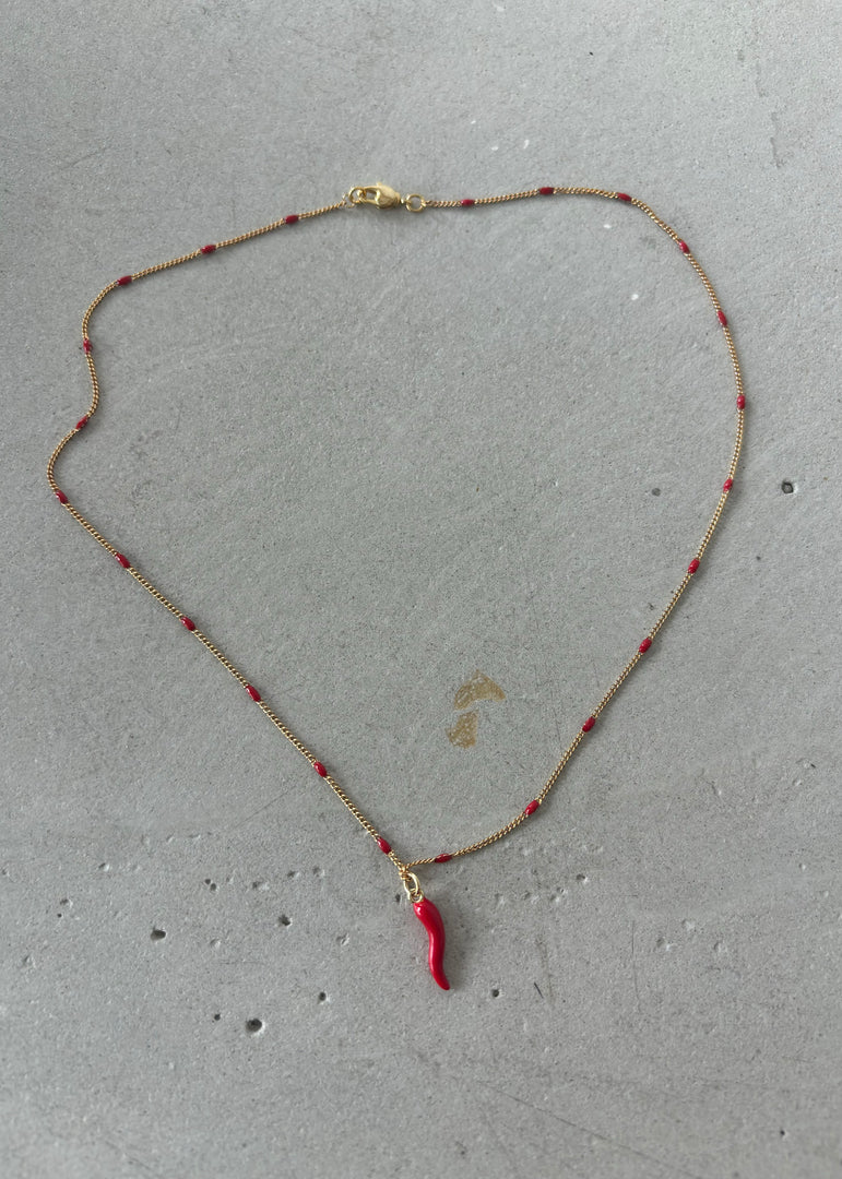 CORNICELLI NECKLACE - RED