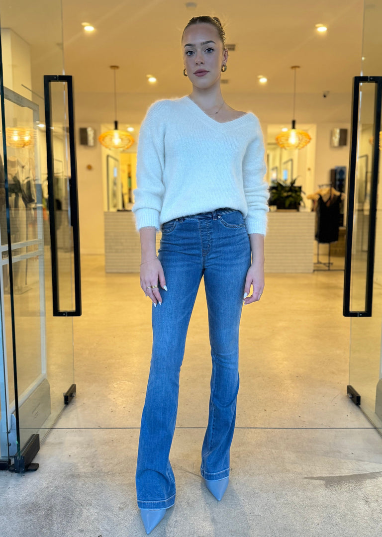 DENIM FLARE JEANS VINTAGE INDIGO