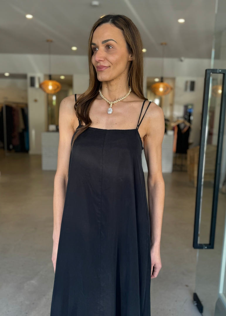 MILANO MAXI DRESS BLACK