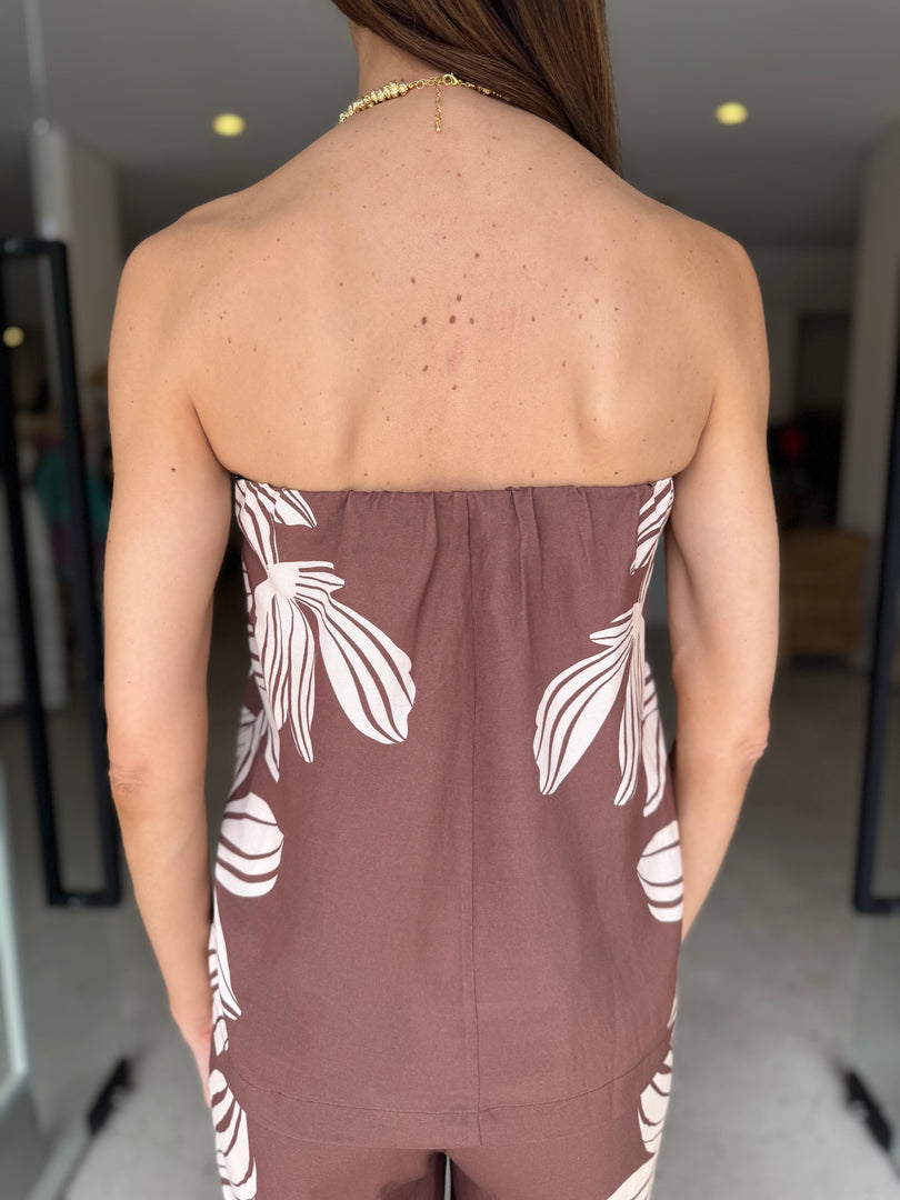 PALMERA STRAPLESS TOP