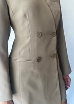 Load image into Gallery viewer, NERIAH BLAZER DRESS TAUPE
