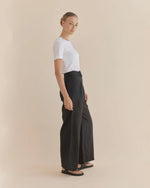 Load image into Gallery viewer, KATRINA LINEN PANT - BLACK
