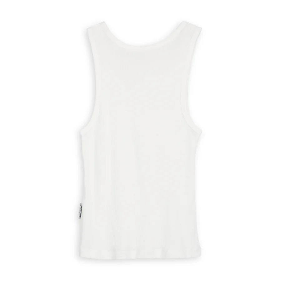 ESSENTIALS RIB TANK WHITE