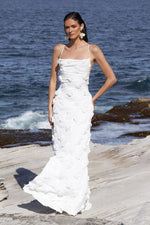 Load image into Gallery viewer, ROSELIE GOWN WHITE
